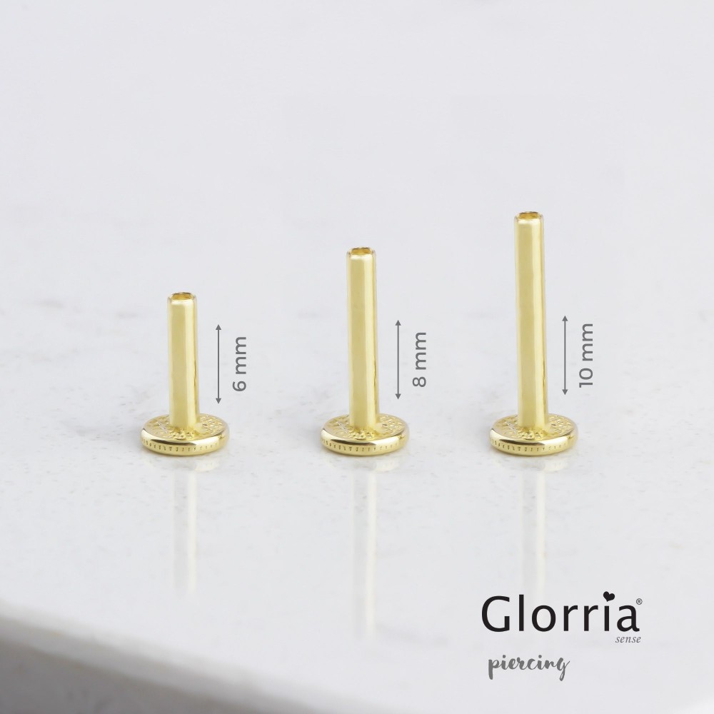 Glorria Altın F Harfi Tragus Piercing Glorria Altın F Harfi Tragus Piercing