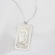 Glorria Kişiye Özel Gümüş Tarot Kartı Kolye Glorria Kişiye Özel Gümüş Tarot Kartı Kolye
