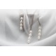 Glorria Gümüş Kolye ve Küpe İnci Set Glorria Gümüş Kolye ve Küpe İnci Set