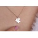 Glorria Kişiye Özel Harfli Puzzle Gümüş Kolye Glorria Kişiye Özel Harfli Puzzle Gümüş Kolye