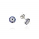 Glorria Gümüş Nazar Kolye, Küpe, Çiçekli Hediye Seti - DT0069-HS Glorria Gümüş Nazar Kolye, Küpe, Çiçekli Hediye Seti - DT0069-HS
