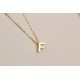 Glorria Gümüş 3 Boyutlu Minimalist F Harfi Kolye Glorria Gümüş 3 Boyutlu Minimalist F Harfi Kolye