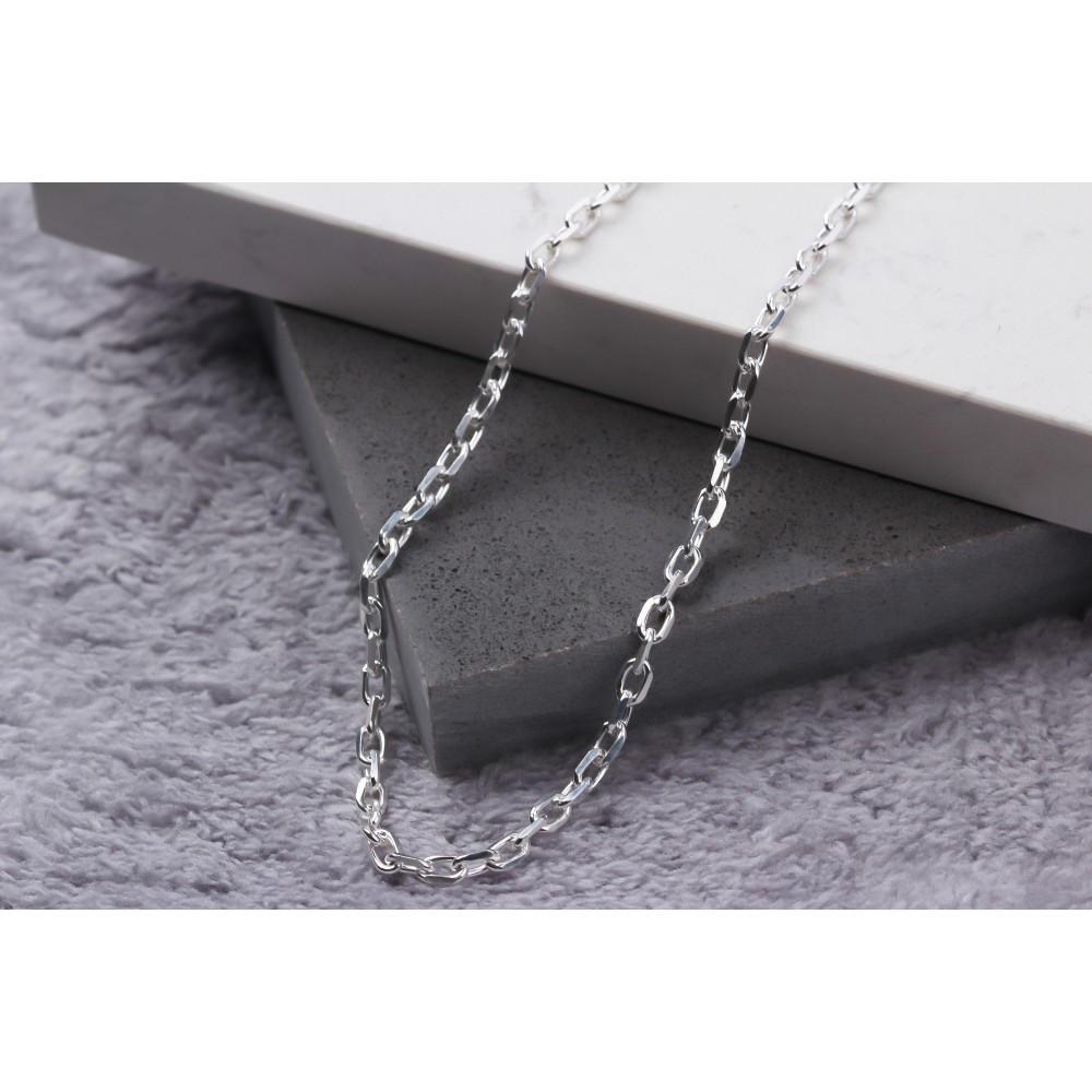 Glorria Gümüş 4mm Anchor Zincir Kolye Glorria Gümüş 4mm Anchor Zincir Kolye
