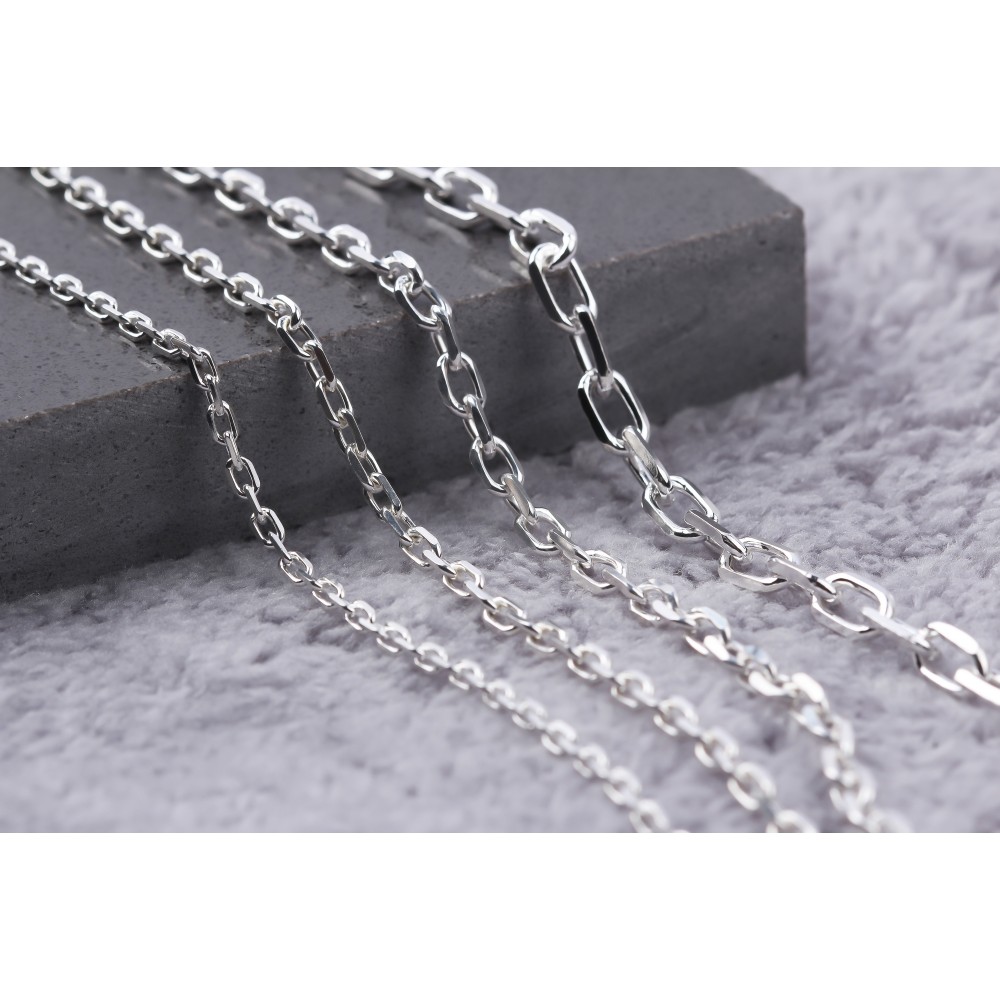 Glorria Gümüş 3.5mm Anchor Zincir Kolye Glorria Gümüş 3.5mm Anchor Zincir Kolye