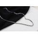 Glorria Gümüş 4mm Kral Zincir Kolye Glorria Gümüş 4mm Kral Zincir Kolye