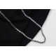 Glorria Gümüş 4mm Kral Zincir Kolye Glorria Gümüş 4mm Kral Zincir Kolye