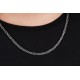 Glorria Gümüş 4mm Kral Zincir Kolye Glorria Gümüş 4mm Kral Zincir Kolye
