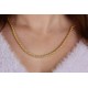 Glorria Gümüş 4 mm Halat Burgu Zincir Kolye Glorria Gümüş 4 mm Halat Burgu Zincir Kolye
