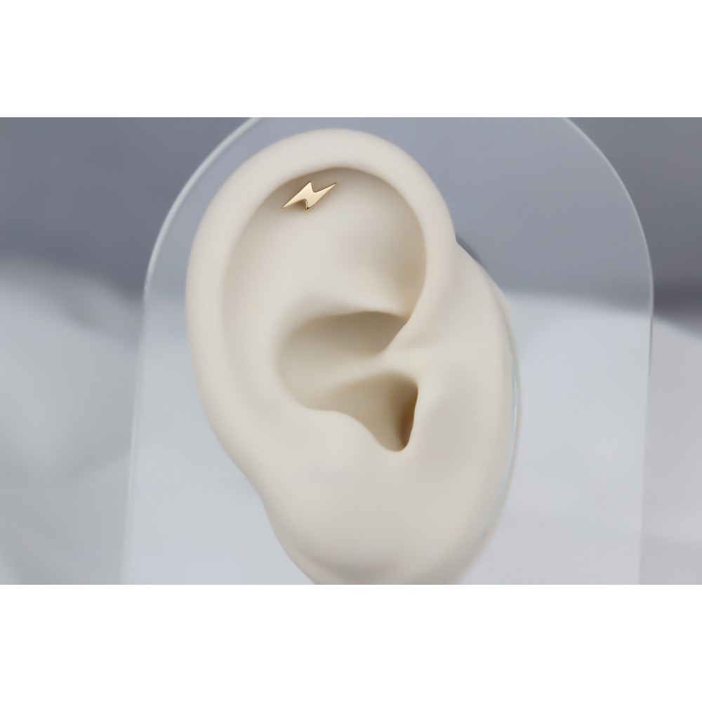 Glorria Altın Şimşek Helix Piercing Glorria Altın Şimşek Helix Piercing
