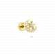 Glorria Altın Ay Yıldız Helix Piercing Glorria Altın Ay Yıldız Helix Piercing