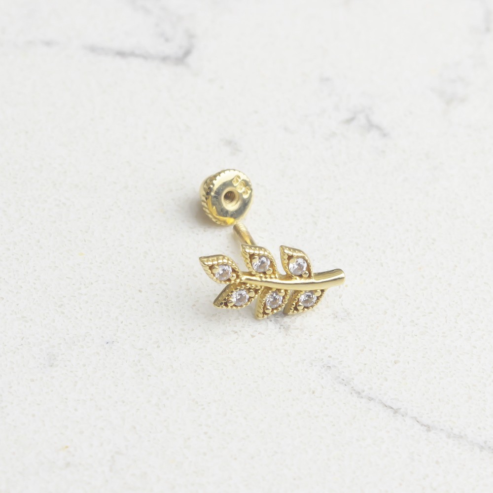 Glorria Altın Yaprak Helix Piercing Glorria Altın Yaprak Helix Piercing