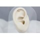 Glorria Altın Elmas Helix Piercing Glorria Altın Elmas Helix Piercing