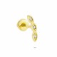 Glorria Altın Üç Taş Helix Piercing Glorria Altın Üç Taş Helix Piercing
