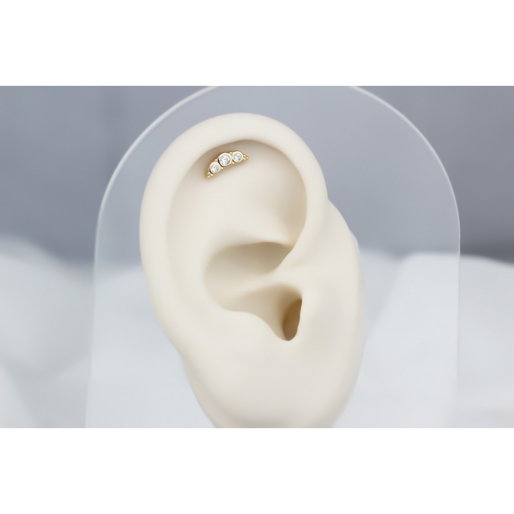 Glorria Altın Melek Kanadı Helix Piercing Glorria Altın Melek Kanadı Helix Piercing