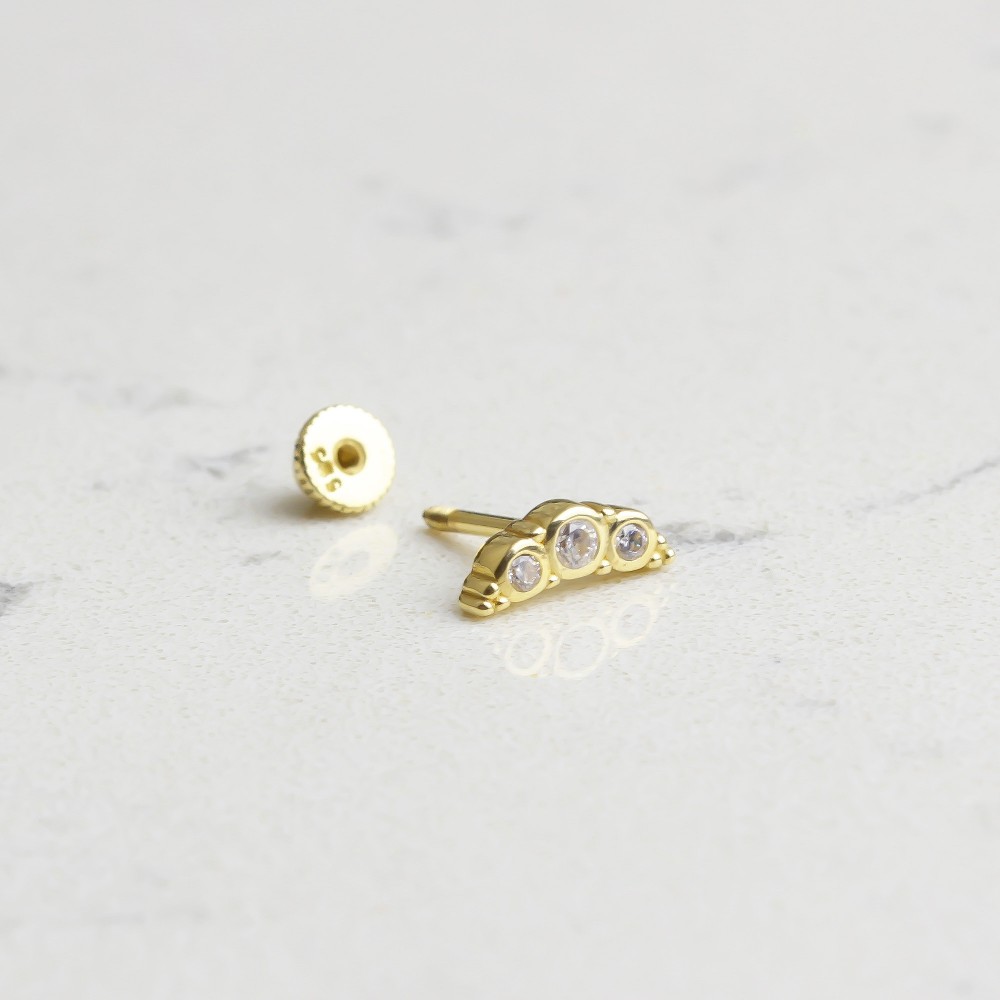 Glorria Altın Melek Kanadı Helix Piercing Glorria Altın Melek Kanadı Helix Piercing