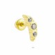 Glorria Altın Melek Kanadı Helix Piercing Glorria Altın Melek Kanadı Helix Piercing