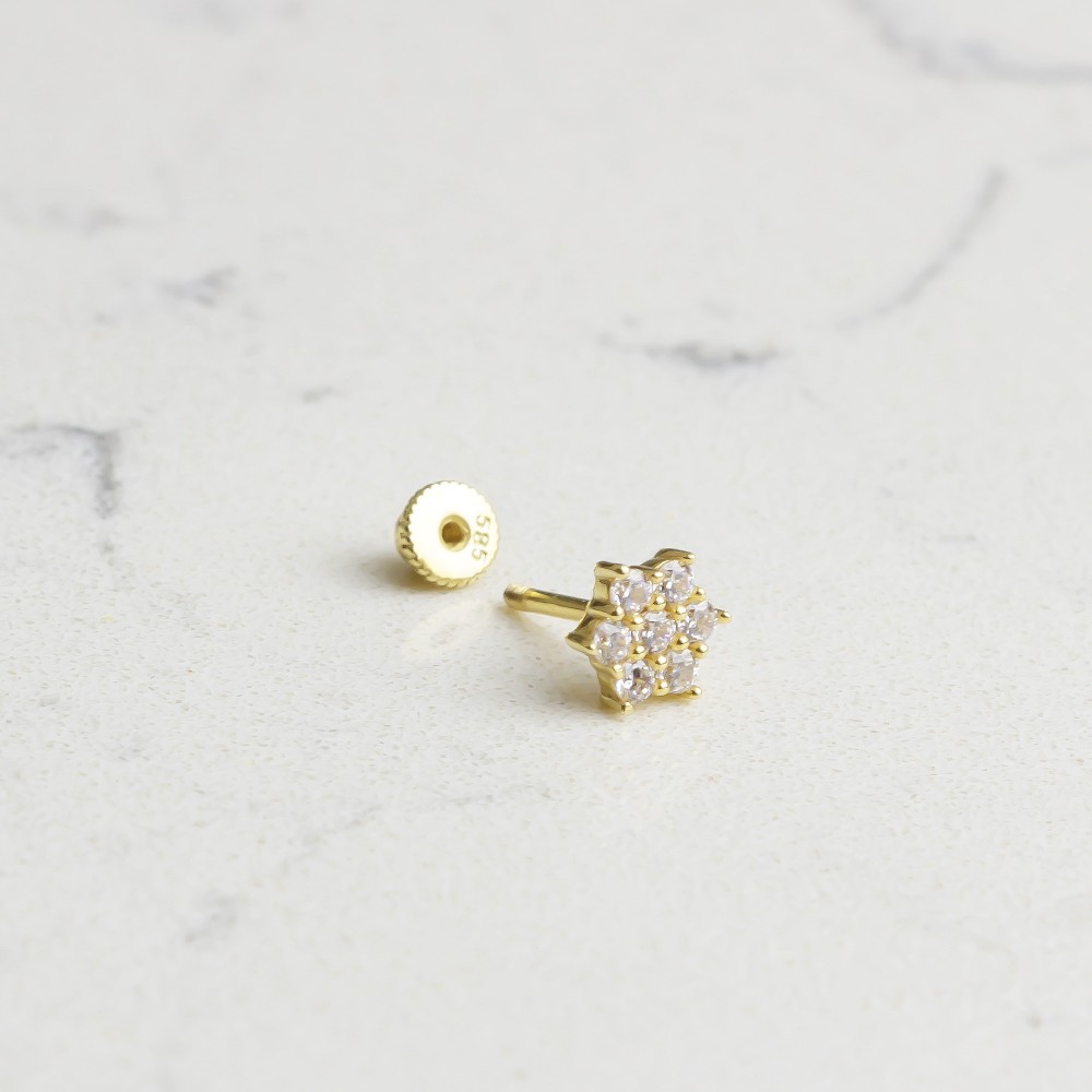Glorria Altın Yıldız Helix Piercing Glorria Altın Yıldız Helix Piercing