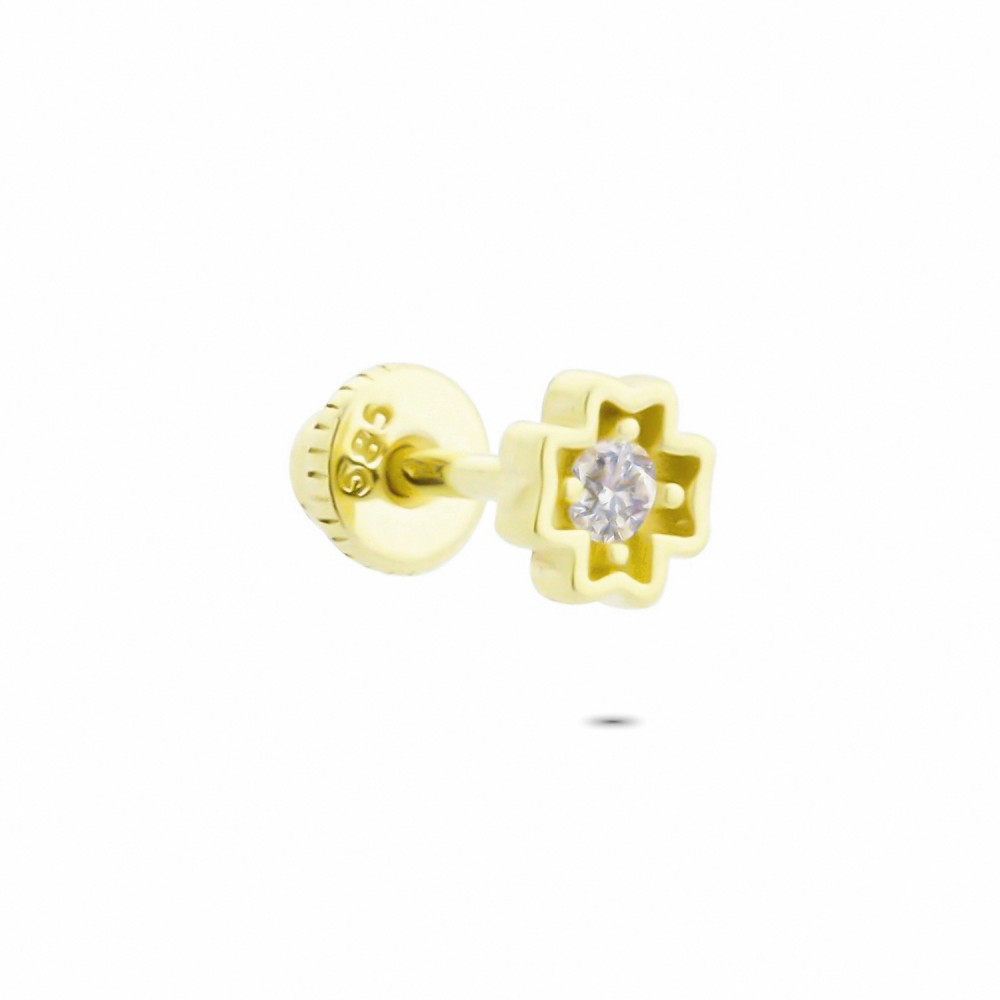 Glorria Altın Tektaş Helix Piercing