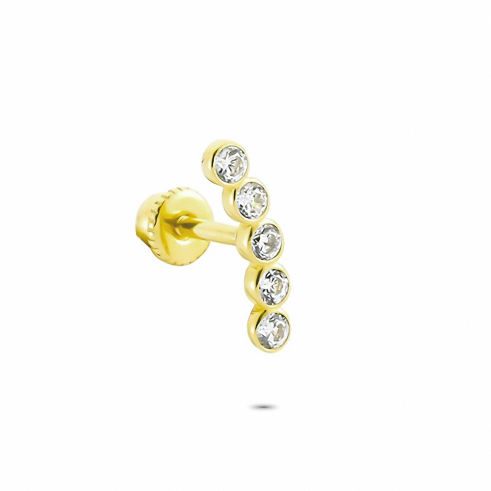 Glorria Altın Beş Taş Helix Piercing Glorria Altın Beş Taş Helix Piercing