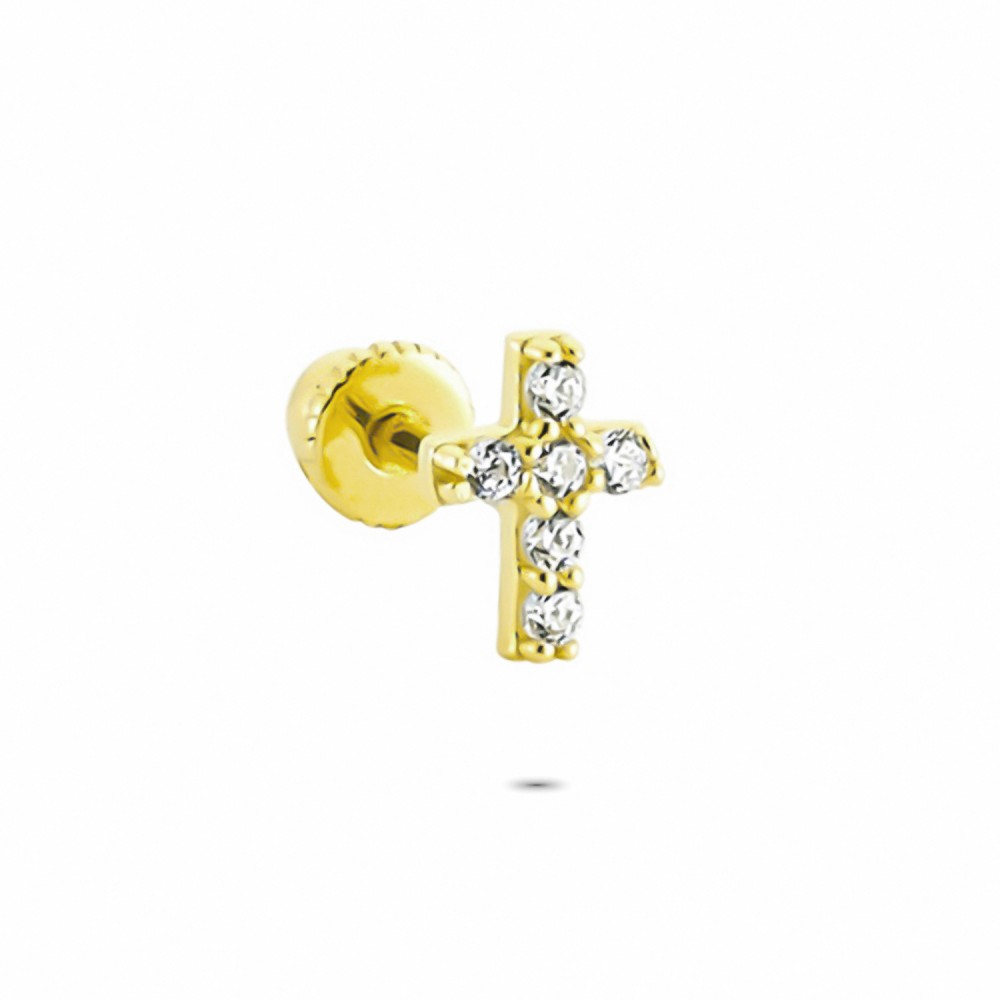 Glorria Altın Haç Helix Piercing Glorria Altın Haç Helix Piercing