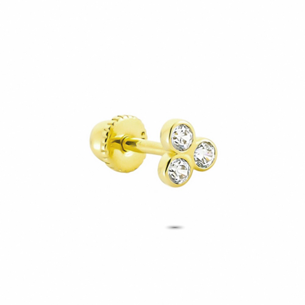 Glorria Altın Üç Taş Helix Piercing Glorria Altın Üç Taş Helix Piercing