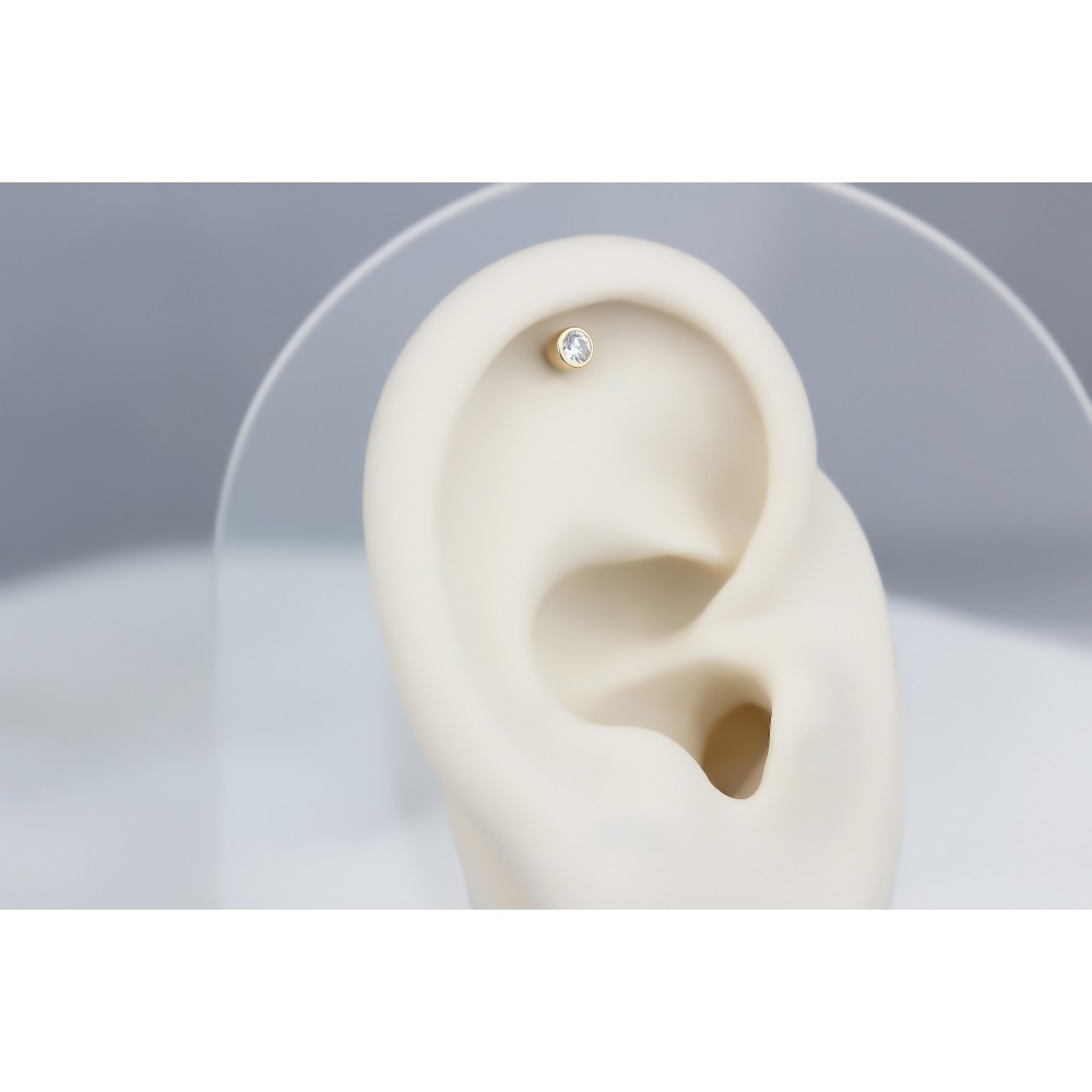 Glorria Altın Tektaş Helix Piercing Glorria Altın Tektaş Helix Piercing