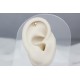 Glorria Altın Ay Yıldız Helix Piercing Glorria Altın Ay Yıldız Helix Piercing