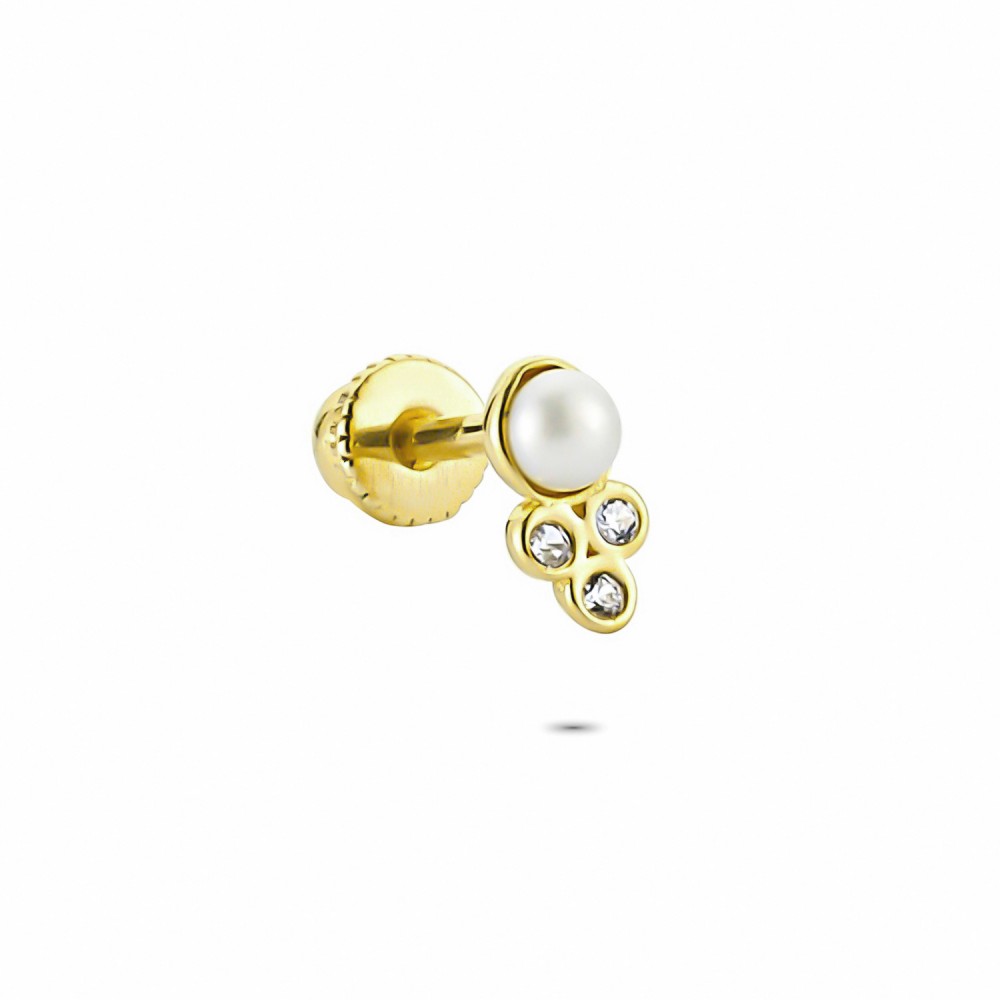 Glorria Altın İnci Üç Taş Helix Piercing Glorria Altın İnci Üç Taş Helix Piercing