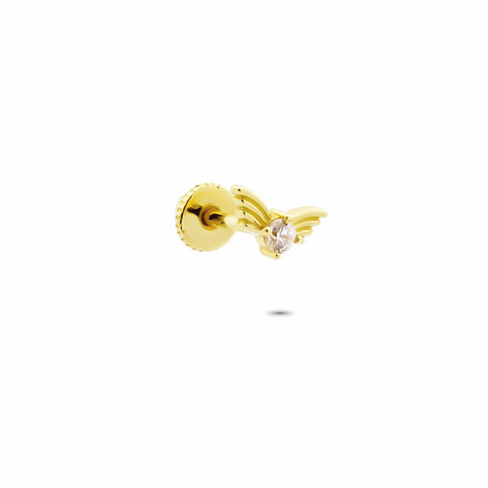 Glorria Altın Melek Kanadı Helix Piercing Glorria Altın Melek Kanadı Helix Piercing
