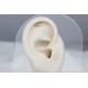 Glorria Altın Melek Kanadı Helix Piercing Glorria Altın Melek Kanadı Helix Piercing