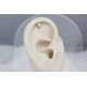 Glorria Altın Sallantı Tektaş Helix Piercing Glorria Altın Sallantı Tektaş Helix Piercing