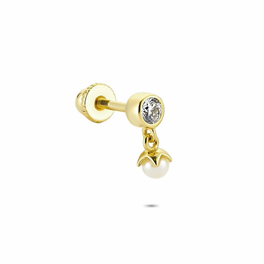 Glorria Altın İnci Tektaş Helix Piercing Glorria Altın İnci Tektaş Helix Piercing