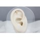 Glorria Altın İnci Yıldız Helix Piercing Glorria Altın İnci Yıldız Helix Piercing