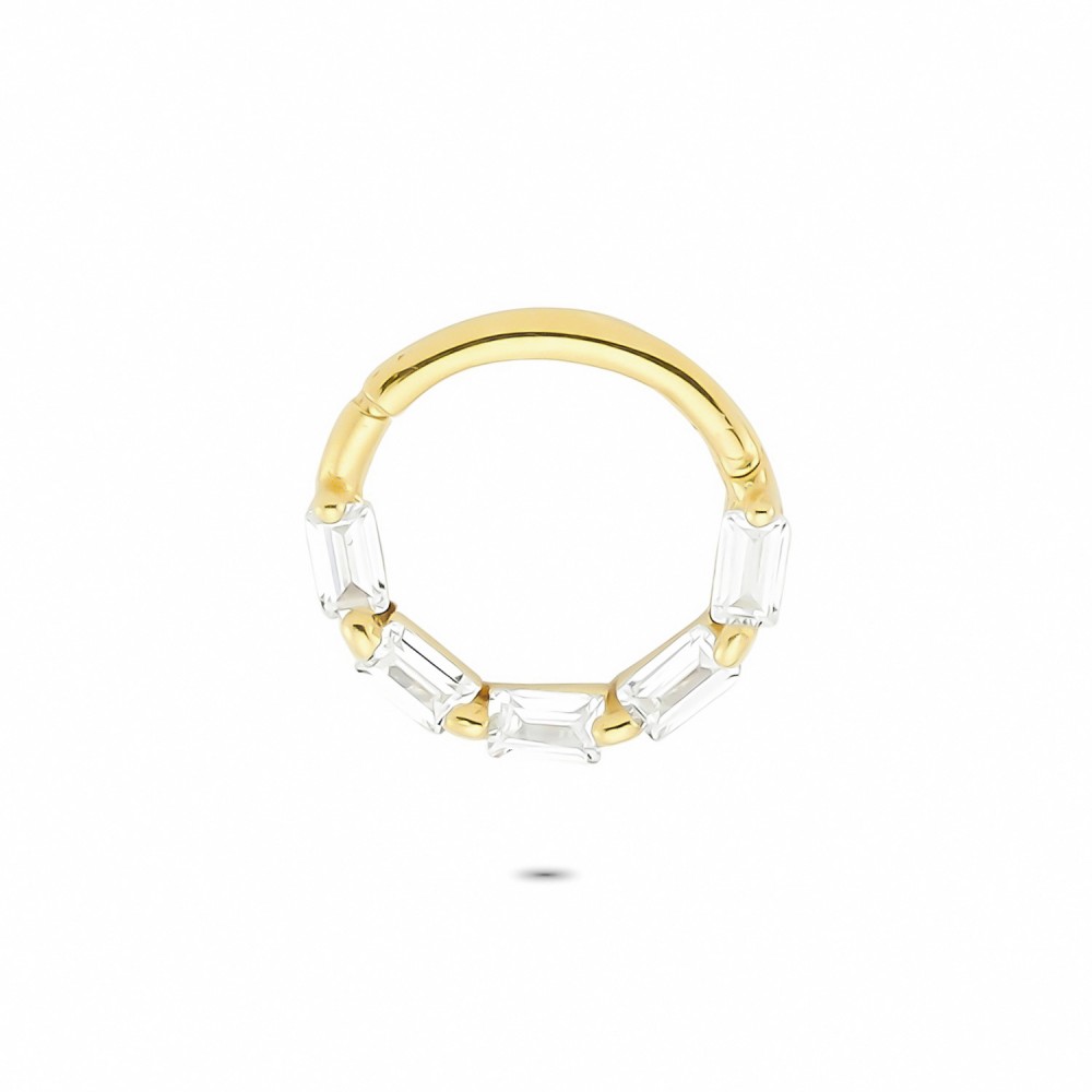 Glorria Altın Geometrik Halka Piercing Glorria Altın Geometrik Halka Piercing