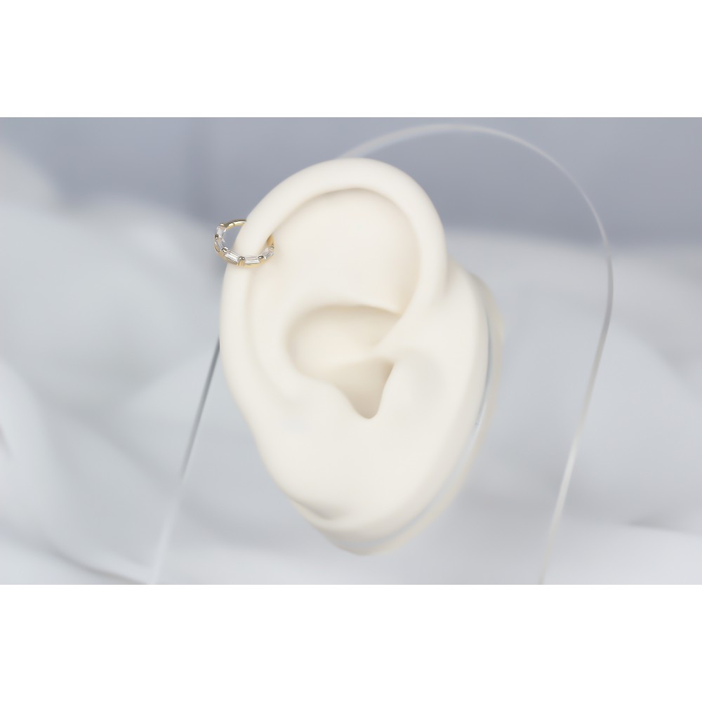 Glorria Altın Geometrik Halka Piercing Glorria Altın Geometrik Halka Piercing