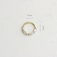 Glorria Altın Geometrik Halka Piercing Glorria Altın Geometrik Halka Piercing
