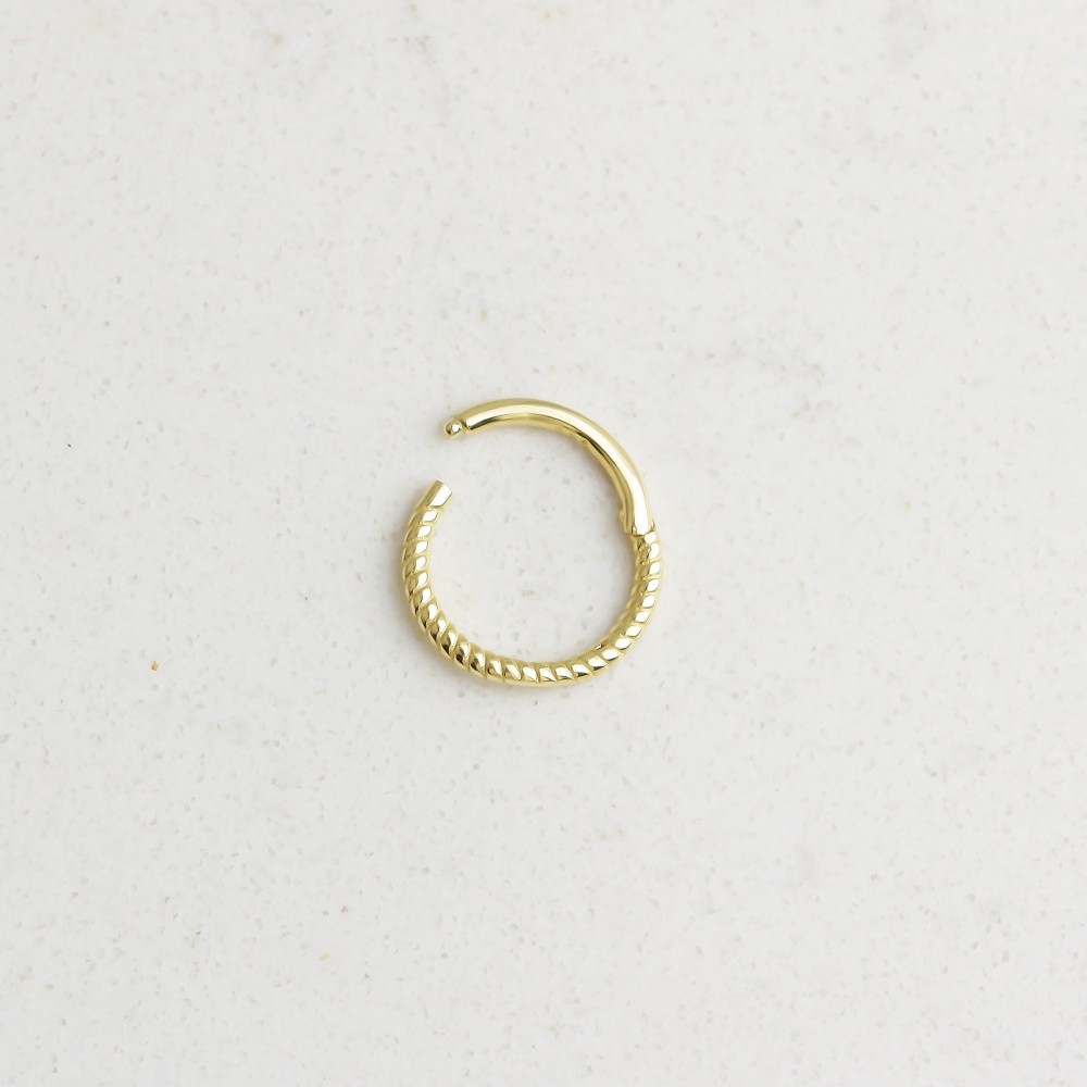 Glorria Altın Gurmet Halka Piercing Glorria Altın Gurmet Halka Piercing