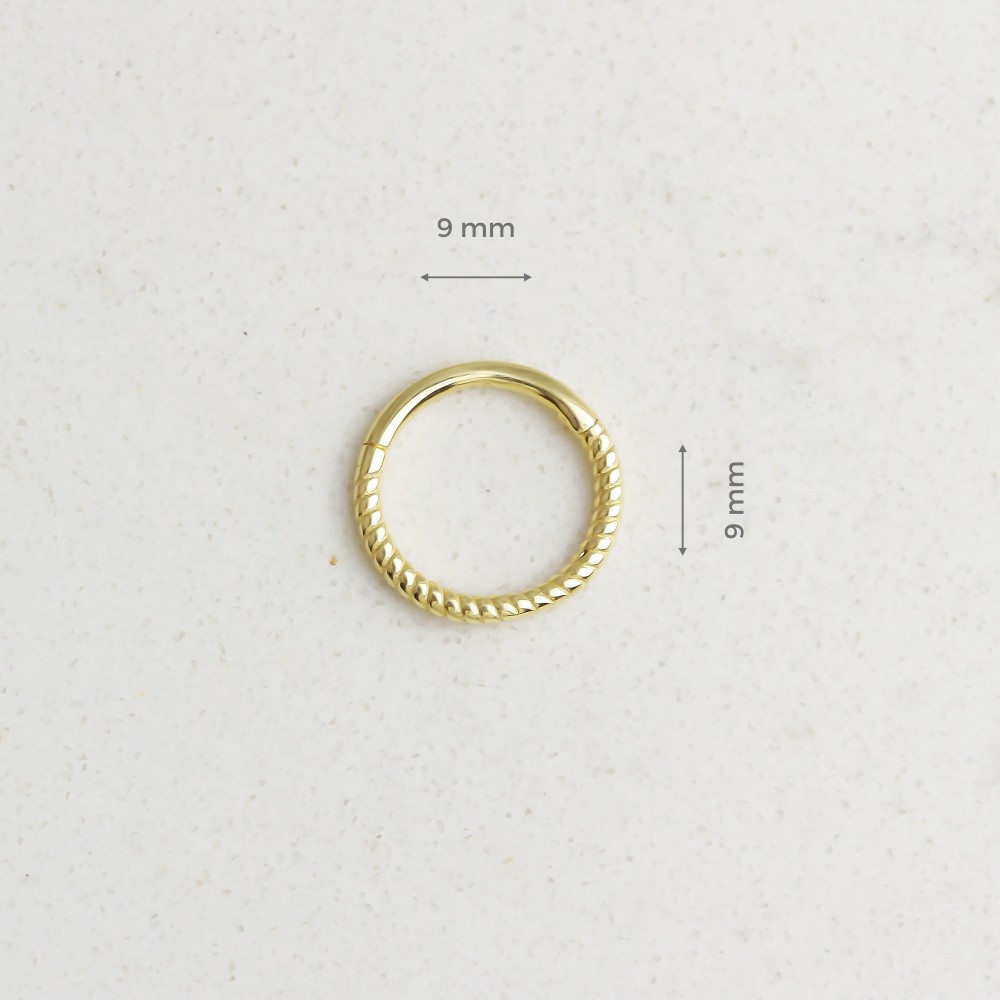 Glorria Altın Gurmet Halka Piercing Glorria Altın Gurmet Halka Piercing