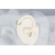 Glorria Altın Beş Taş Halka Piercing Glorria Altın Beş Taş Halka Piercing
