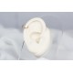 Glorria Altın Tektaş Halka Piercing Glorria Altın Tektaş Halka Piercing