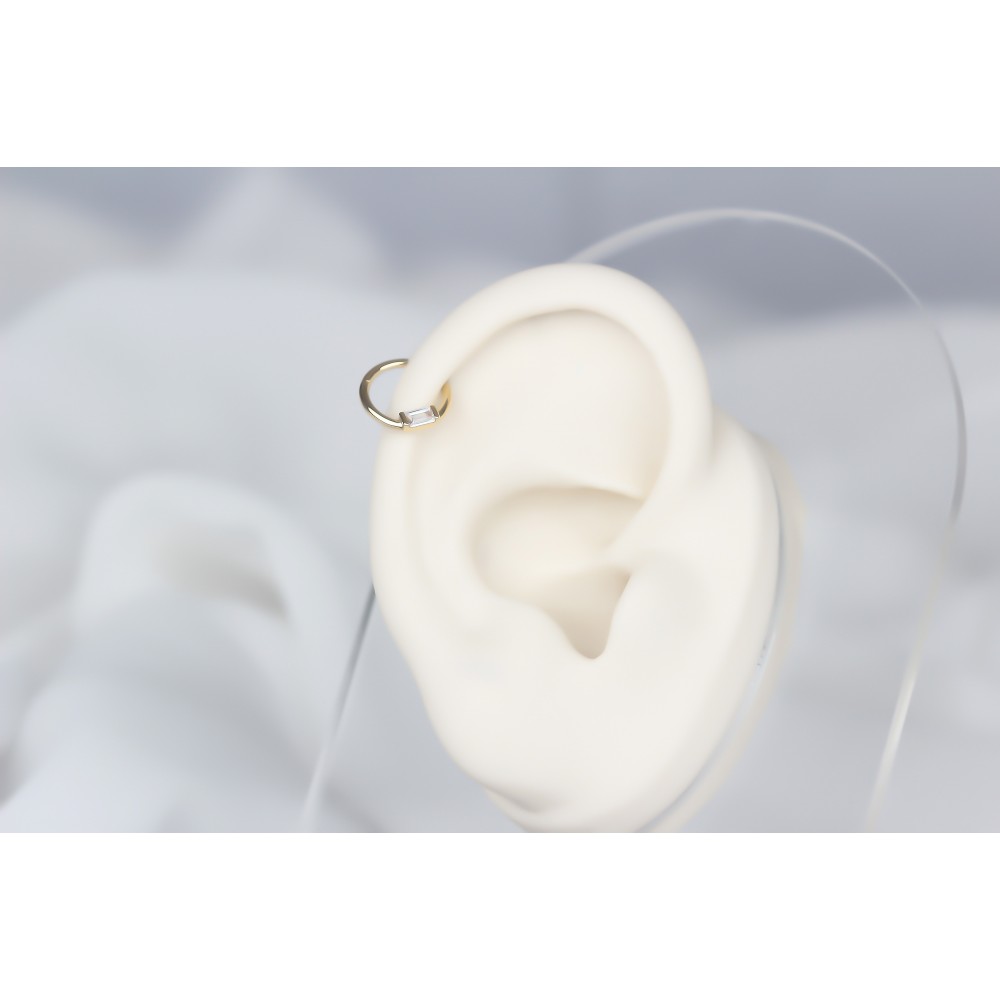Glorria Altın Geometrik Halka Piercing Glorria Altın Geometrik Halka Piercing