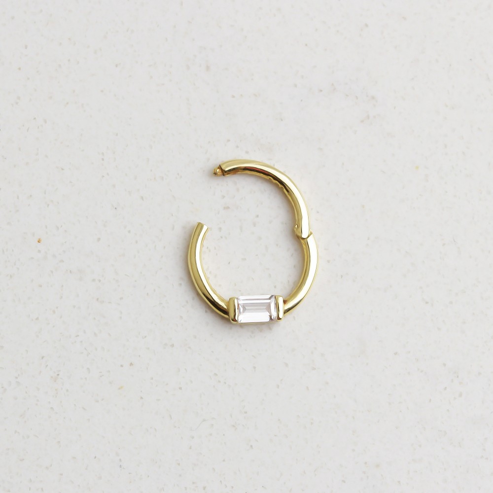 Glorria Altın Geometrik Halka Piercing Glorria Altın Geometrik Halka Piercing
