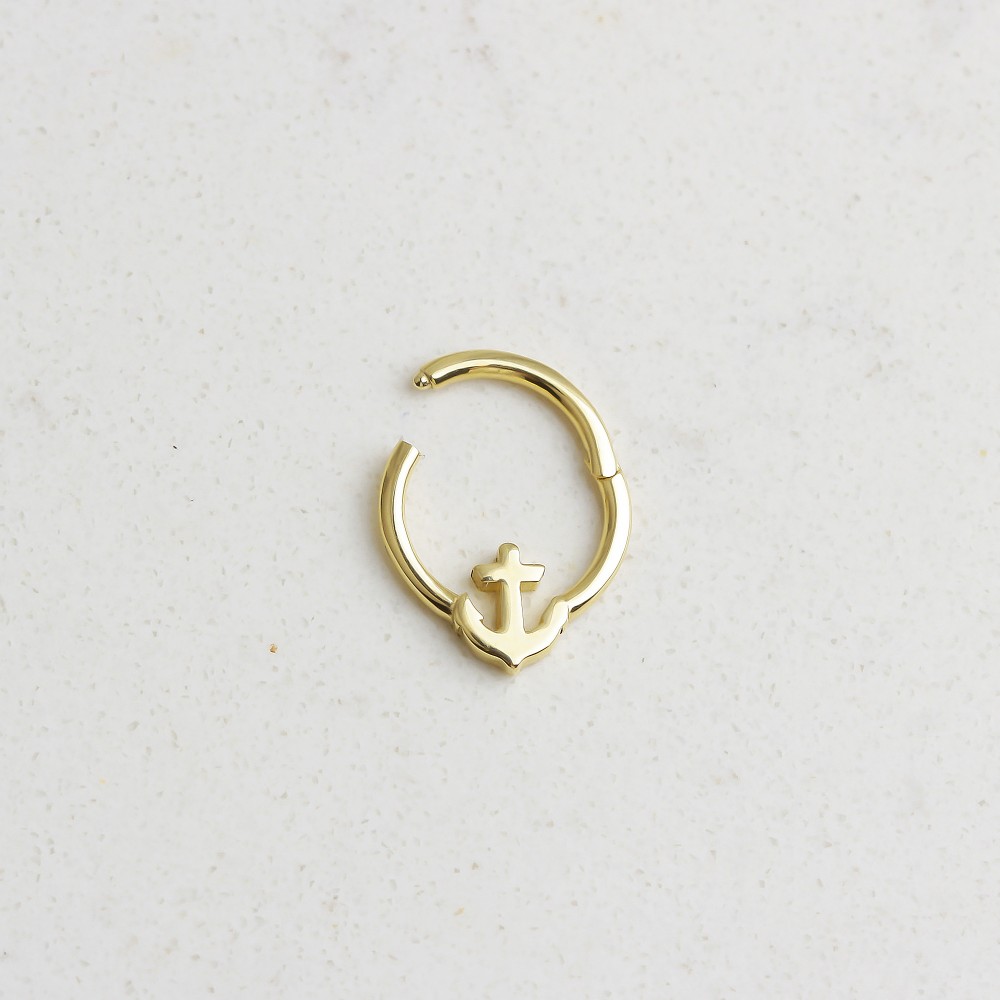 Glorria Altın Çapa Halka Piercing Glorria Altın Çapa Halka Piercing