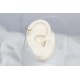 Glorria Altın Haç Halka Piercing Glorria Altın Haç Halka Piercing