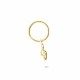Glorria Altın Sol Anahtarı Halka Piercing Glorria Altın Sol Anahtarı Halka Piercing