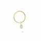 Glorria Altın Damla Halka Piercing Glorria Altın Damla Halka Piercing