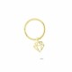 Glorria Altın Elmas Halka Piercing Glorria Altın Elmas Halka Piercing