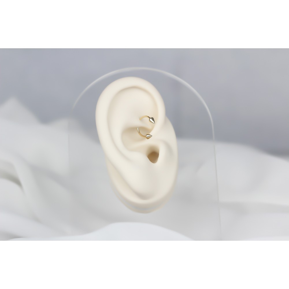 Glorria Altın Ok Yarım Halka Piercing Glorria Altın Ok Yarım Halka Piercing