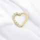 Glorria Altın Kalp Helix Piercing Glorria Altın Kalp Helix Piercing