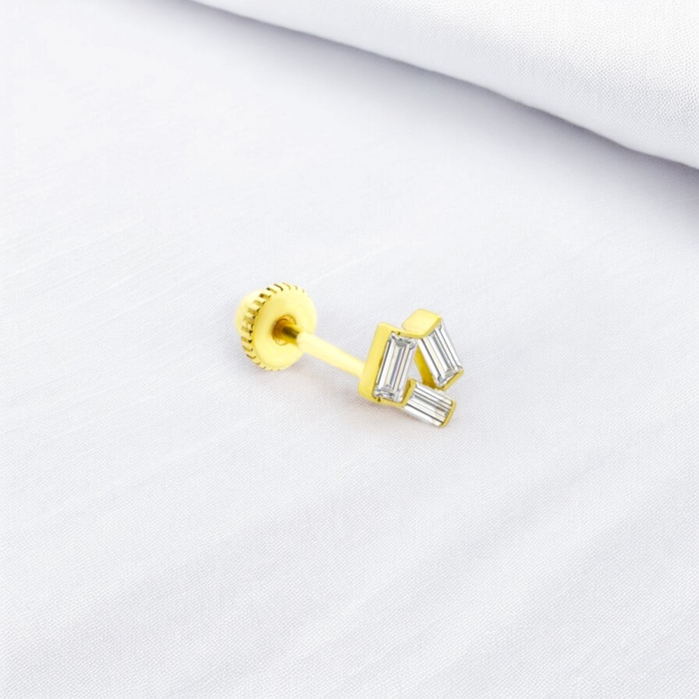 Glorria Altın Baget Helix Piercing Glorria Altın Baget Helix Piercing